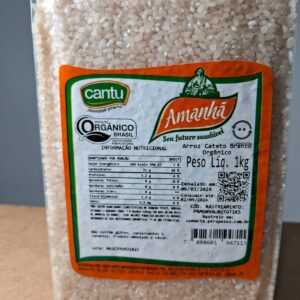 Arroz Cateto Branco Orgânico